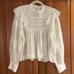 Isabel Marant sheer lace blouse